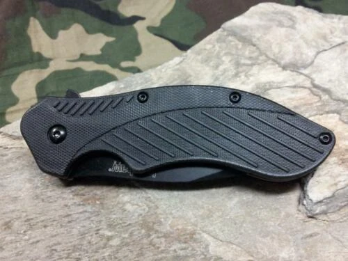 Kershaw Clash Folding Knife A/O Folder Combo Edge Black By: Ken Onion - 1605CKTST - Image 4