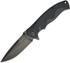 Kershaw Black Linerlock A/O Assisted Plain Stainless Folding Pocket Knife 1338B