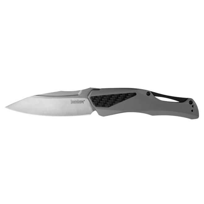 Kershaw Collateral Folding Knife Gray/Black Stainless Steel Handle D2 Plain Edge KS5500