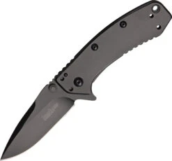 Kershaw Cryo Hinderer Black Speed Assisted Open Folding Knife 1555BLK