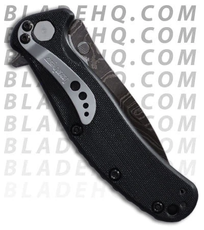 Kershaw Zing Liner Lock Knife Black (3" Damascus) 1735DAM - Image 2