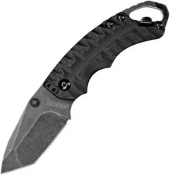 Kershaw Shuffle II Knife Black FRN Handle Blackwash Tanto Plain Edge 8750TBLKBW