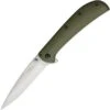 Kershaw AM-4 Framelock A/O Spear Pt Blade Green G10 Handle Folding Knife 2330GRN