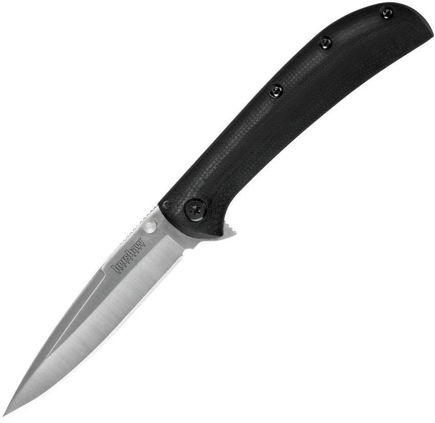 Kershaw AM-3 Framelock Clam Pack A/O Blade Black G10 Handle Folding Knife 2335X