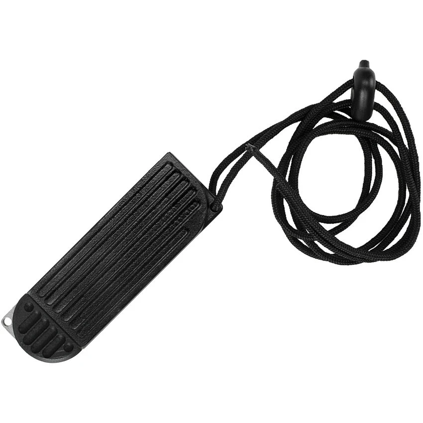 Kershaw AM-6 Fixed Stonewash Black Neck Knife + Sheath 2345 - Image 2