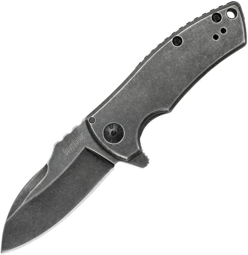 Kershaw Spline Framelock A/O Blade Blackwash Handle Folding Knife EDC 3450BW