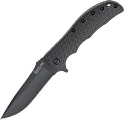 Kershaw Volt II Linerlock A/O Blade Textured Black Handle Folding Knife 3650CKT