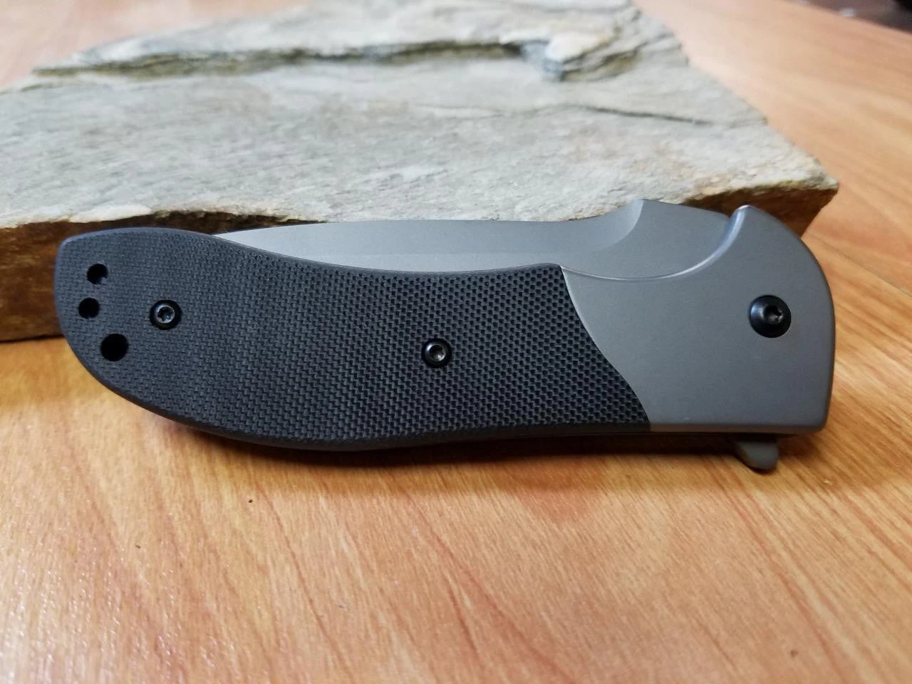 Kershaw Scrambler Assist Open Folding Knife Drop Point With Speed Safe - 3890 - Image 2