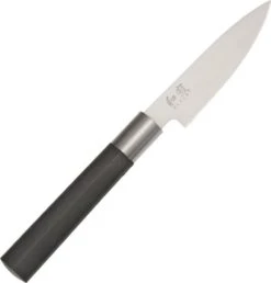 Kershaw 4" Fixed Blade Kitchen Japanese Wasabi Black Series Paring Knife 6710P