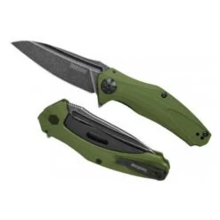Kershaw Natrix Framelock A/O Olive OD Green G10 Stonewash Folding Knife 7007OLBW