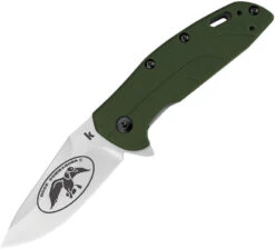 Kershaw Duck Commander Dunbar Folding Knife Dynasty Green A/O Linerlock - 7420DCX