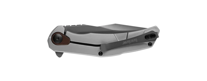 Kershaw Believer Assisted Frame Lock Knife Stainless Handle Plain Gray PVD Coated Blade 2070 - Image 2