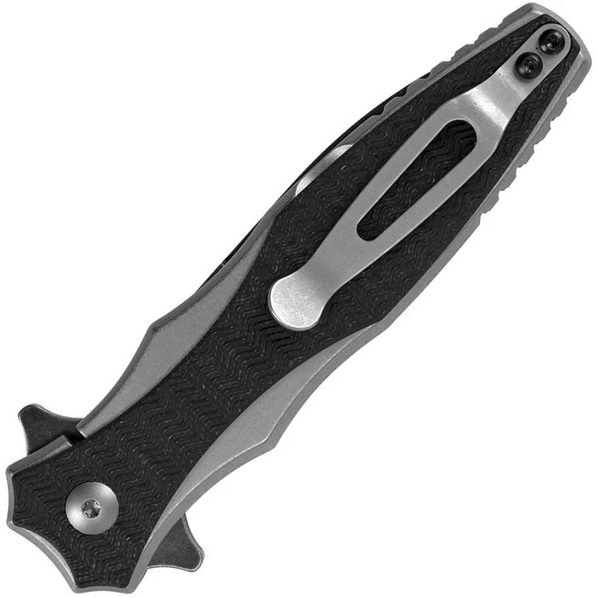 Kershaw Decimus Framelock A/O Knife Black Gray Handle Black Plain Edge 1559 - Image 2