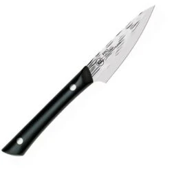 Kershaw Professional Paring 3.5" KAI PRO Fixed Black Kitchen Knife AUS-6M HT7068
