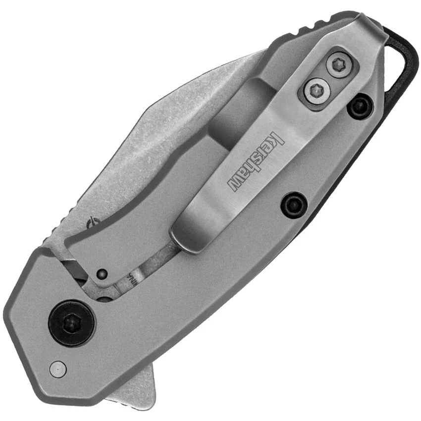Kershaw Rate Framelock A/O Gray Stainless Folding 8Cr13MoV Pocket Knife 1408 - Image 2