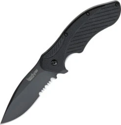Kershaw Clash Folding Knife A/O Folder Combo Edge Black By: Ken Onion - 1605CKTST