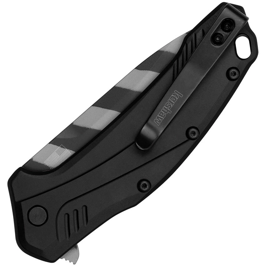 Kershaw Link Knife Linerlock A/O Black Aluminum Folding Tiger 20CV 1776TS20CV - Image 2