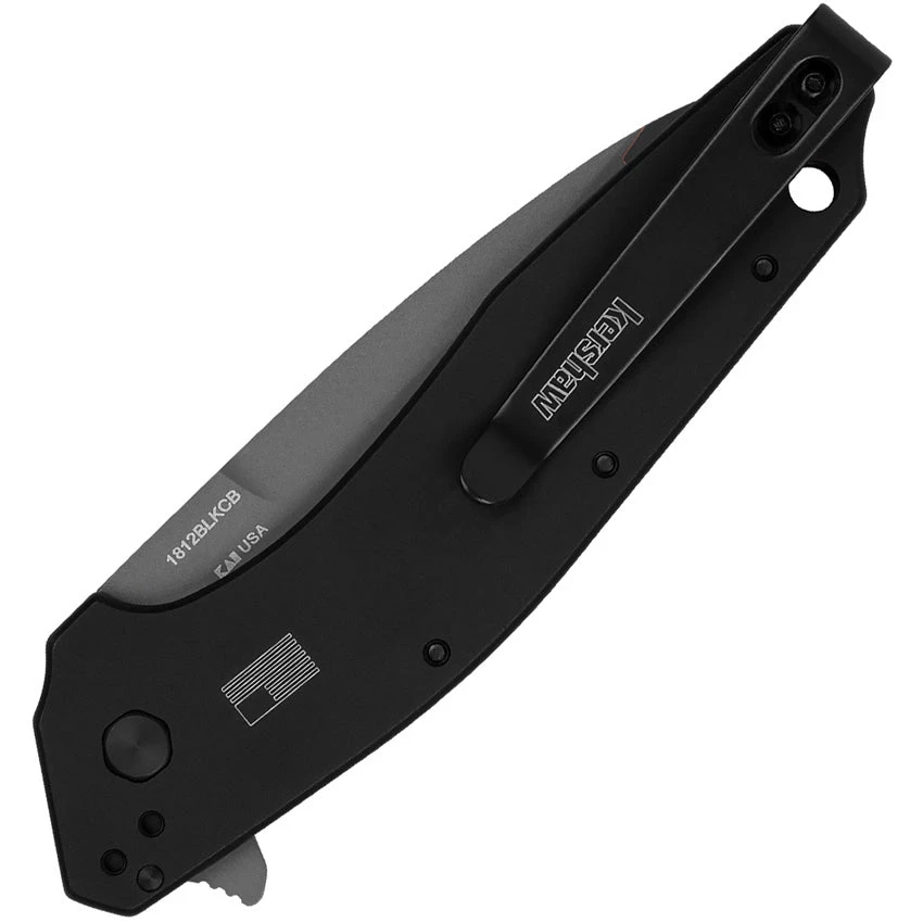 Kershaw Dividend Composite Linerlock A/O Black Aluminum Folding Knife 1812BLKCB - Image 2