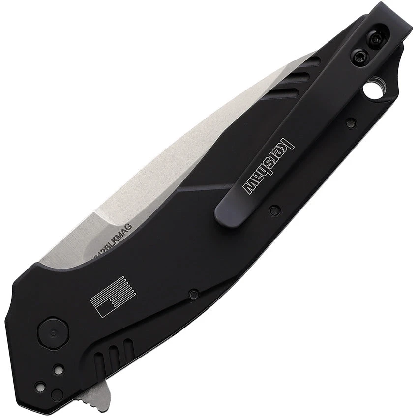 Kershaw Dividend Linerlock A/O Black Aluminum Folding MagnaCut Knife 1812BLKMAG - Image 2