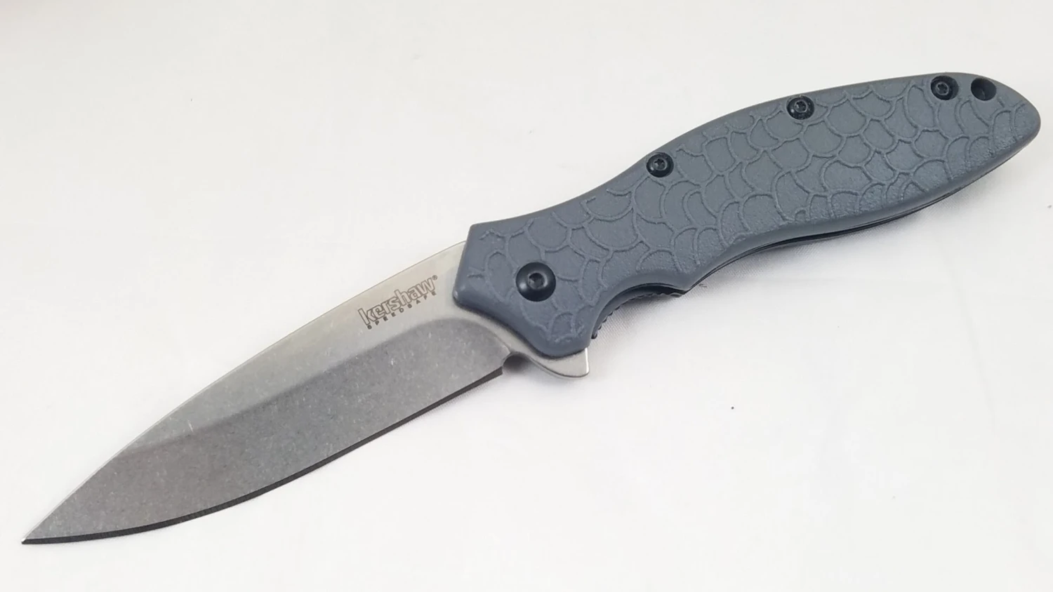 Kershaw Oso Sweet Linerlock A/O Gray SpeedSafe Folding Knife 1830GRYSW - Image 2