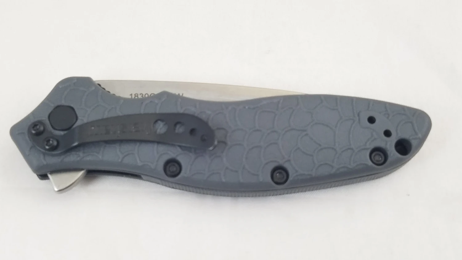 Kershaw Oso Sweet Linerlock A/O Gray SpeedSafe Folding Knife 1830GRYSW - Image 5