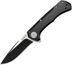 Kershaw Showtime Framelock A/O Blade Black Oxide Handle Folding Knife EDC 1955