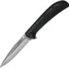 Kershaw AM-3 Framelock A/O Blade Al Mar Knives Black Handle Follding Knife 2335