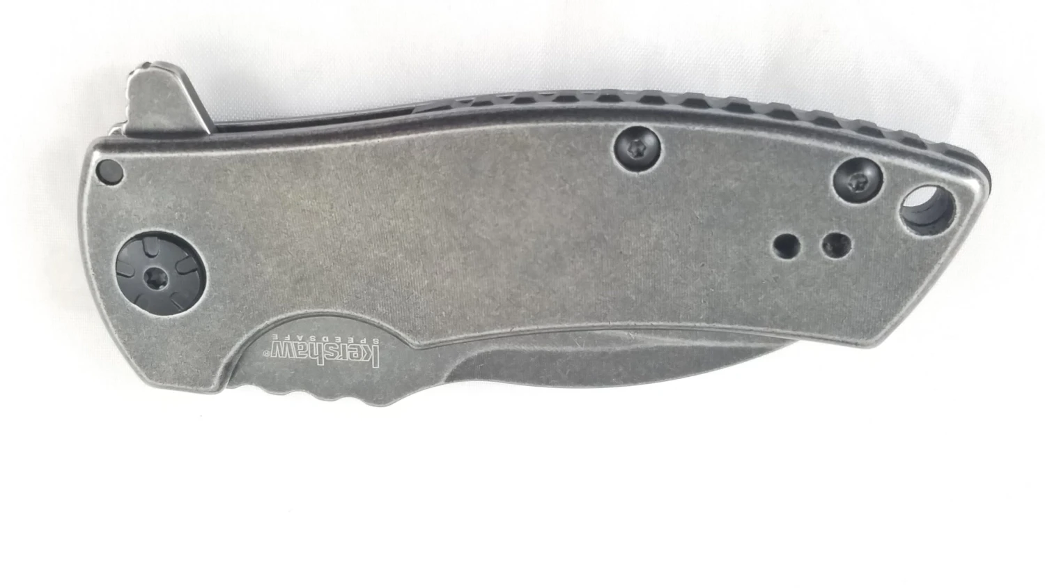Kershaw Spline Framelock Straight A/O 8Cr13MoV Folding Pocket Knife 3450BWX - Image 4