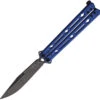 Kershaw Lucha Balisong Blue Stainless 14C28N Sandvik Butterfly Knife 5150BLUBW