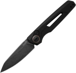 Kershaw Automatic Launch 11 Knife Button Lock Black Aluminum CPM-154 Stainless Blade 7550