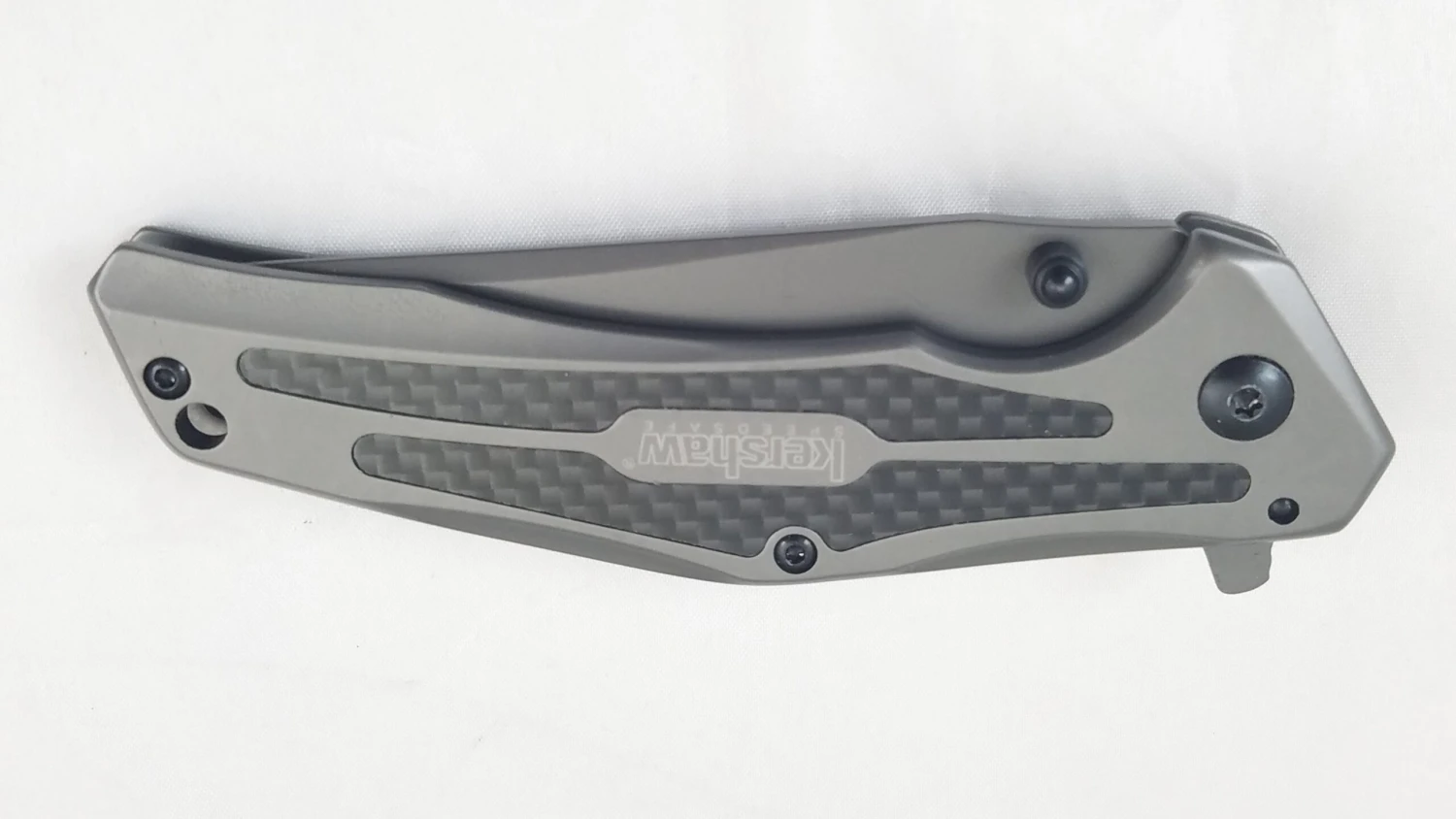 Kershaw Duojet Framelock A/O Black Carbon Fiber Folding Pocket Knife 8300X - Image 4
