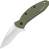 Kershaw Scallion Framelock A/O Factory Second OD Green Folding Pocket Knife X1620OLB