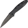 Kershaw Leek Linerlock A/O Factory Second Dark Gray Folding Pocket Knife X1660GRYBWB