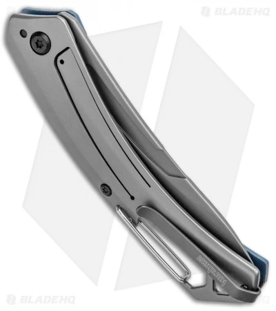 Kershaw Reverb XL Frame Lock Knife Carabiner CF/G-10 (3" Gray) 1225 - Image 3