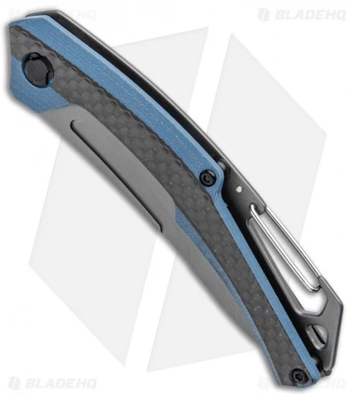 Kershaw Reverb XL Frame Lock Knife Carabiner CF/G-10 (3" Gray) 1225 - Image 2