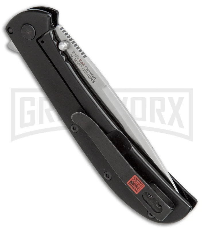 Kershaw Al Mar AM-4 Black G-10 Assisted Opening Knife - Satin Plain 2330 - Image 3