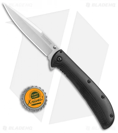 Kershaw Al Mar AM-4 Assisted Opening Knife Black G-10 (3.5" Satin) 2330 - Image 4