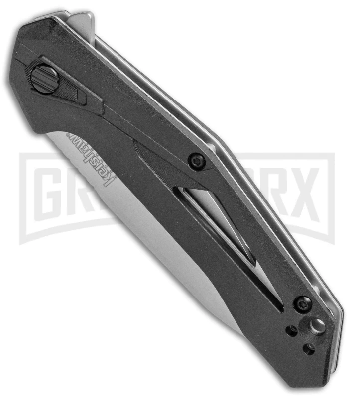 Kershaw Airlock Assisted Opening Knife Black FRN - 3" Bead Blast - Image 2