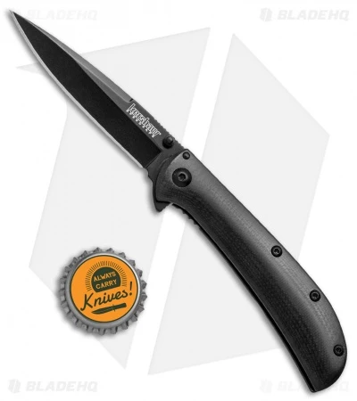 Kershaw Al Mar AM-3 Assisted Opening Knife Black G-10 (3" Black) 2335BLK - Image 4