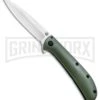 Kershaw Al Mar AM-3 Green G-10 Assisted Opening Knife - Satin Plain