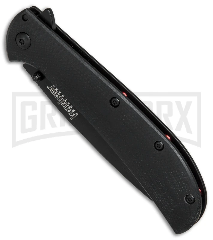 Kershaw Al Mar AM-4 Black G-10 Assisted Opening Knife - Black Plain 2330BLK - Image 3