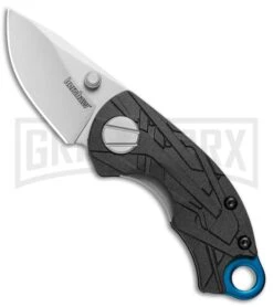 Kershaw Anso Aftereffect Liner Lock Knife Black FRN - Bead Blast