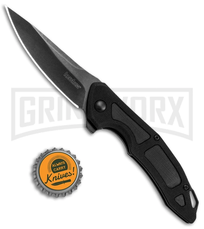 Kershaw Anso Method Liner Lock Knife Black G-10 BlackWash 1170 - Image 4