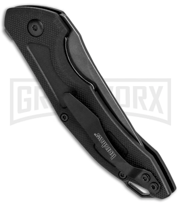 Kershaw Anso Method Liner Lock Knife Black G-10 BlackWash 1170 - Image 3