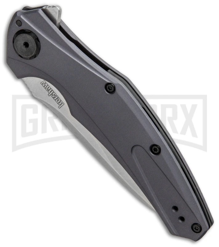 Kershaw Bareknuckle Sub Frame Lock Knife Gray Aluminum Stonewash - Image 2