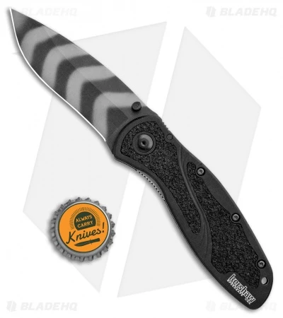 Kershaw Blur Assisted Opening Knife Black (3.375" Tiger Stripe) 1670OLKTSX - Image 4