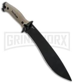 Kershaw Camp 10 Fixed Blade 10" Knife Machete Tan - Black