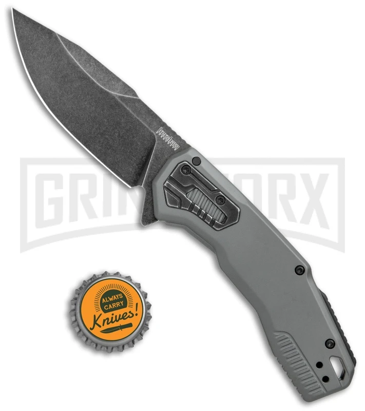 Kershaw Cannonball Assisted Opening Knife - BlackWash Plain - Image 4