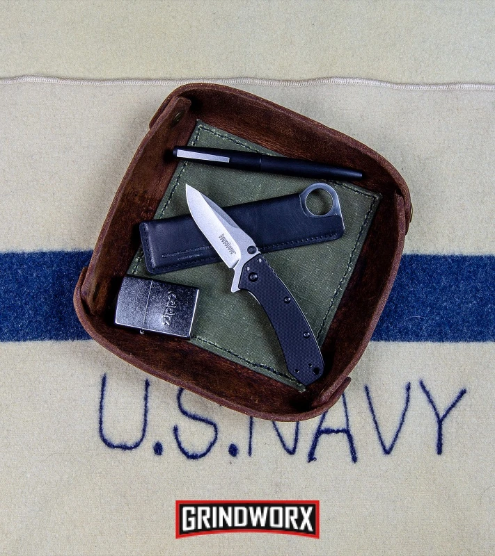 Kershaw Cryo II Tanto Assisted Opening Knife - BlackWash Plain - Image 5