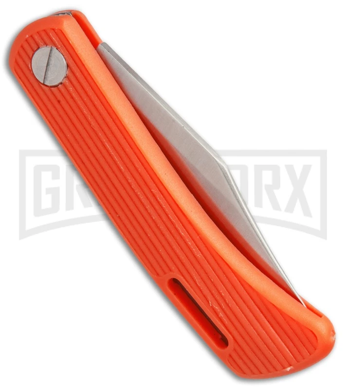 Kershaw D.W.O. Classic 3000 Orange Folding Knife - Satin Plain - Image 3